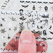 Tiny Halloween Black Clear Sticker Set