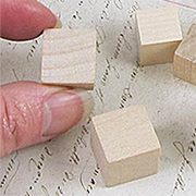5/8 Inch Wooden Cube Blocks