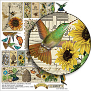 Birds and Bees Collage Sheet