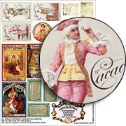 Chocolate Shop Collage Sheet