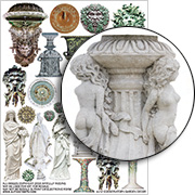 Conservatory Garden Decor Collage Sheet