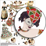Costumes Collage Sheet