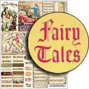 Fairy Tale Titles Collage Sheet