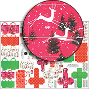 Holiday Bags, Tags & Boxes Collage Sheet