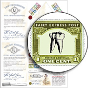 Miniature Tooth Fairy Letter Collage Sheet