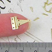 Miniature Brass T Hinges