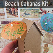 Vintage Beach Cabanas Kit - July 2016