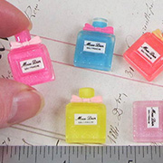 Resin Mini Perfume Bottles with Bow