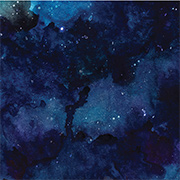 Night Sky Watercolor Scrapbook Paper