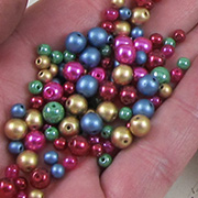Mini Xmas Tree Ornaments Bead Mix