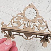 Small Chipboard Victorian Wall Shelf