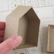 Small Paper Mache House