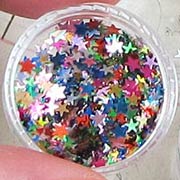 2.5mm Multicolor Star Sequins
