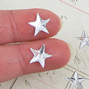 10mm Clear Flat-Back Acrylic Rhinestone Stars