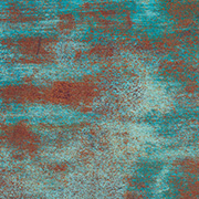 Oxidation Scrapbook Paper - Teal & Rust