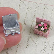 Tiny Metal Jewelry Box