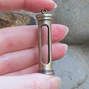 Mini Glass Tube Pendant