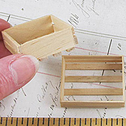 Mini Wooden Crate - Unfinished